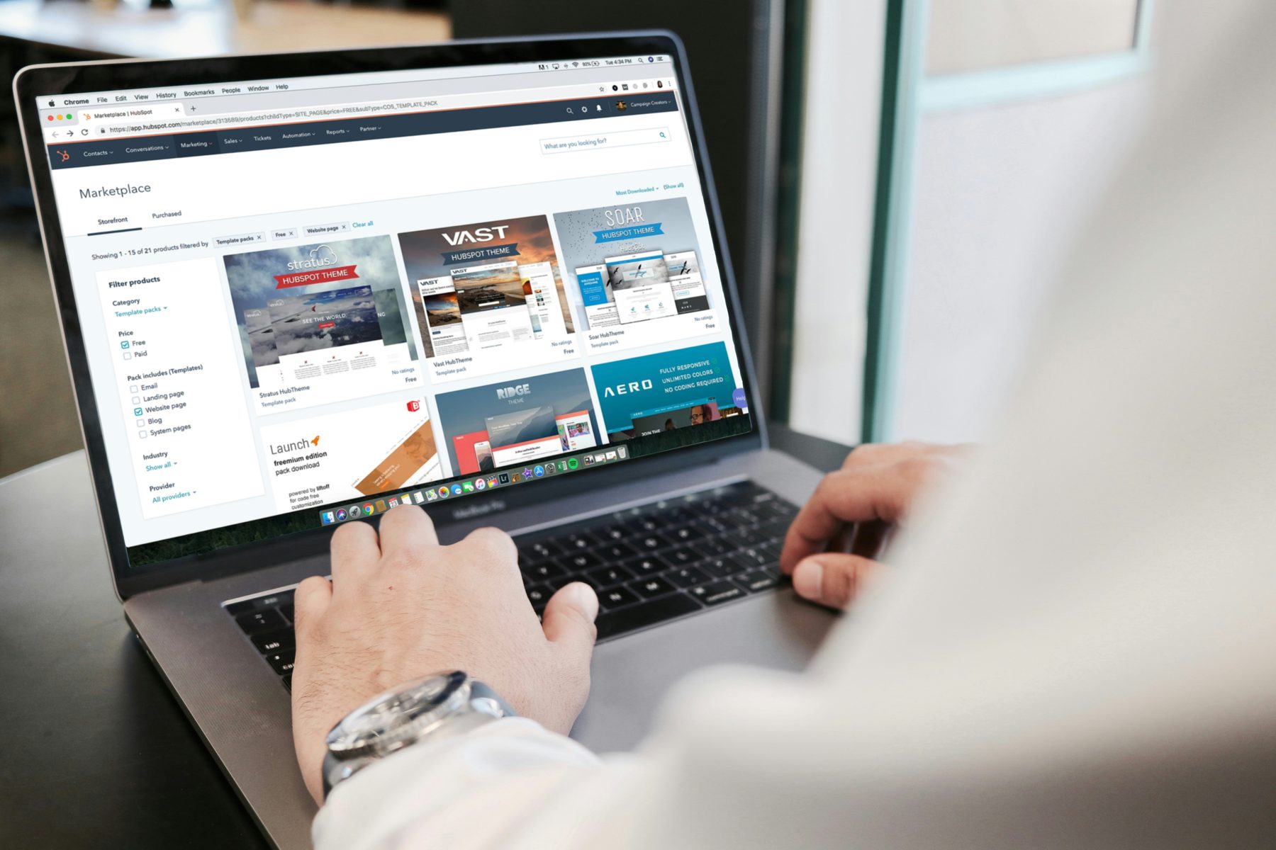Website planning and design process